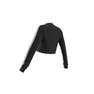 Women Long Sleeve Cropped Jersey, Black, A701_ONE, thumbnail image number 7