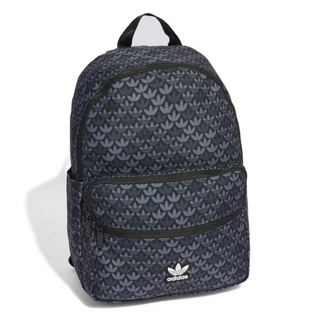 Unisex Monogram Backpack, Black, A701_ONE, large image number 0