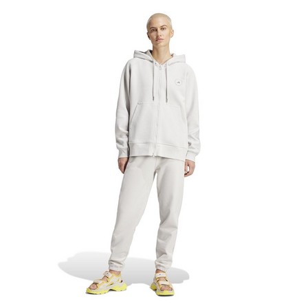 Women Adidas By Stella Mccartney Regular Joggers, White, A701_ONE, large image number 10
