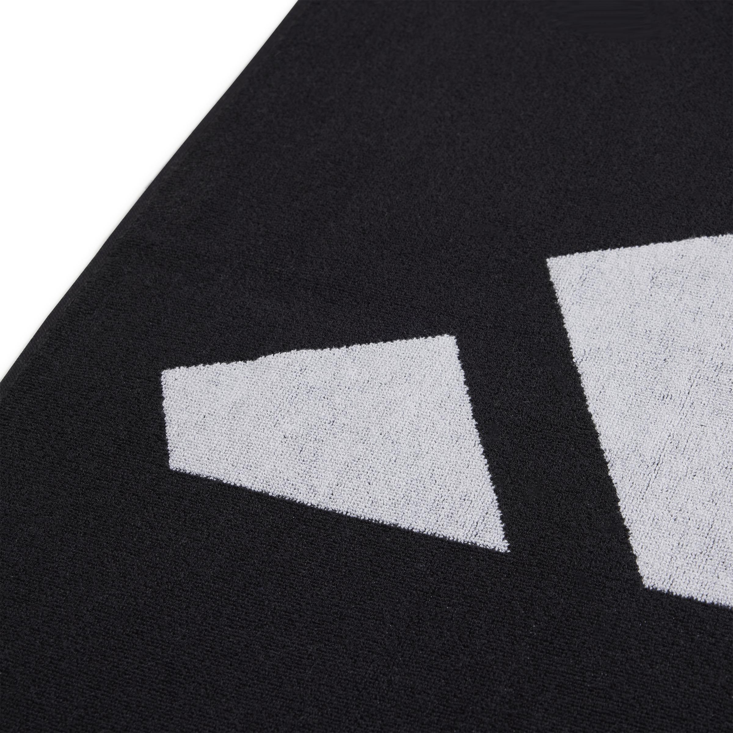 Unisex Towel Large, Black, A701_ONE, large image number 2