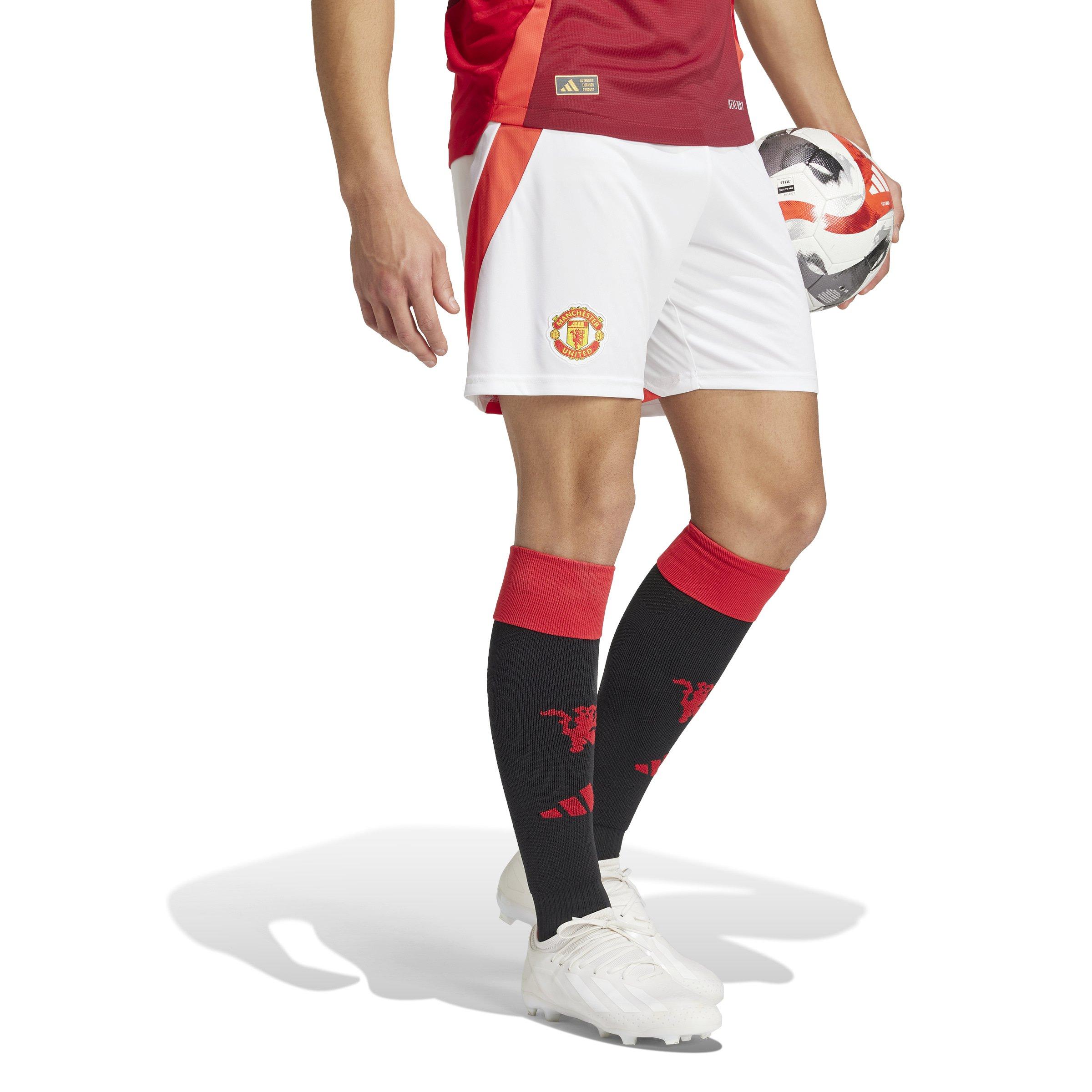 Manchester United 24/25 Home Shorts, White, A701_ONE, large image number 1