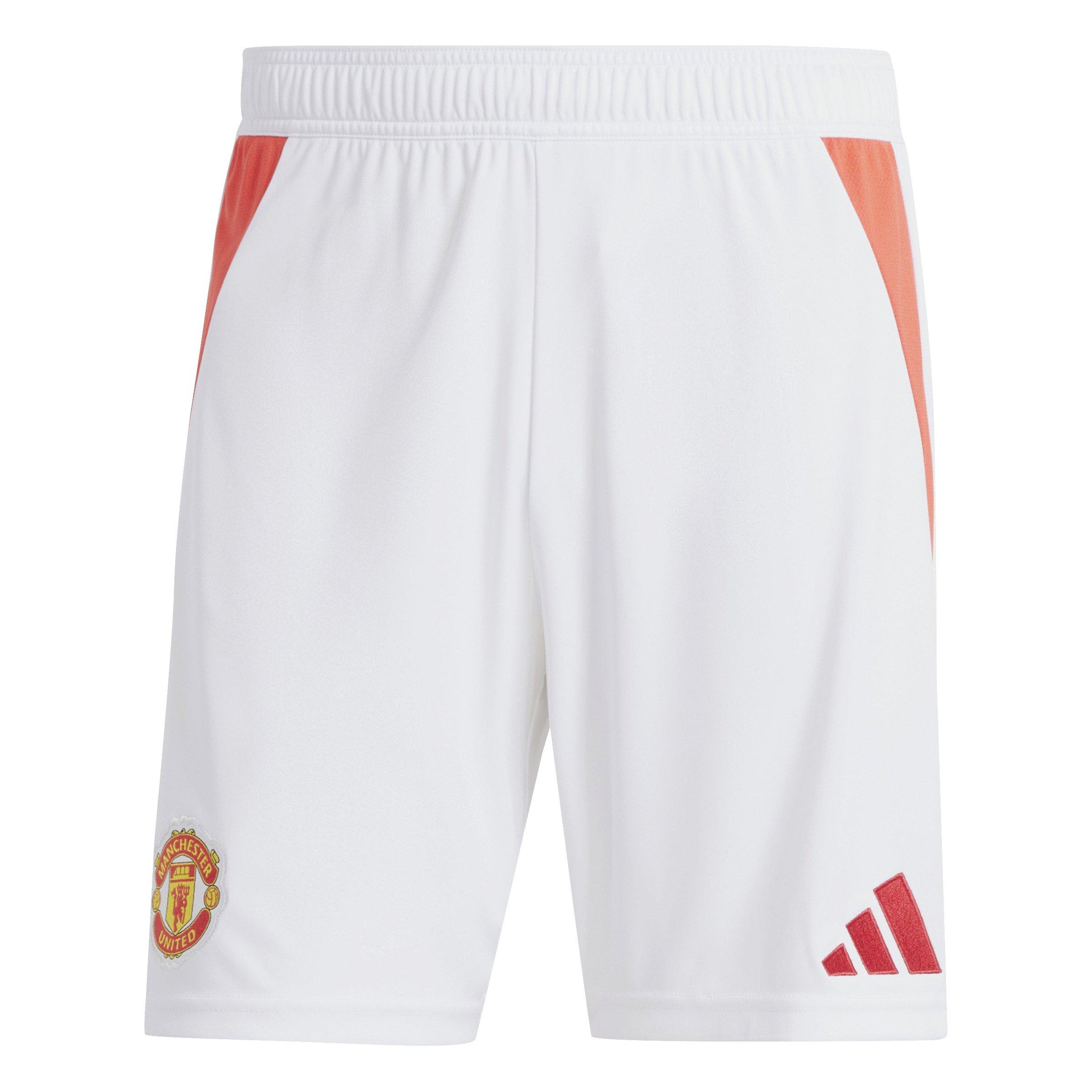 Kids Boys Manchester United 24/25 Home Shorts, White, A701_ONE, large image number 5