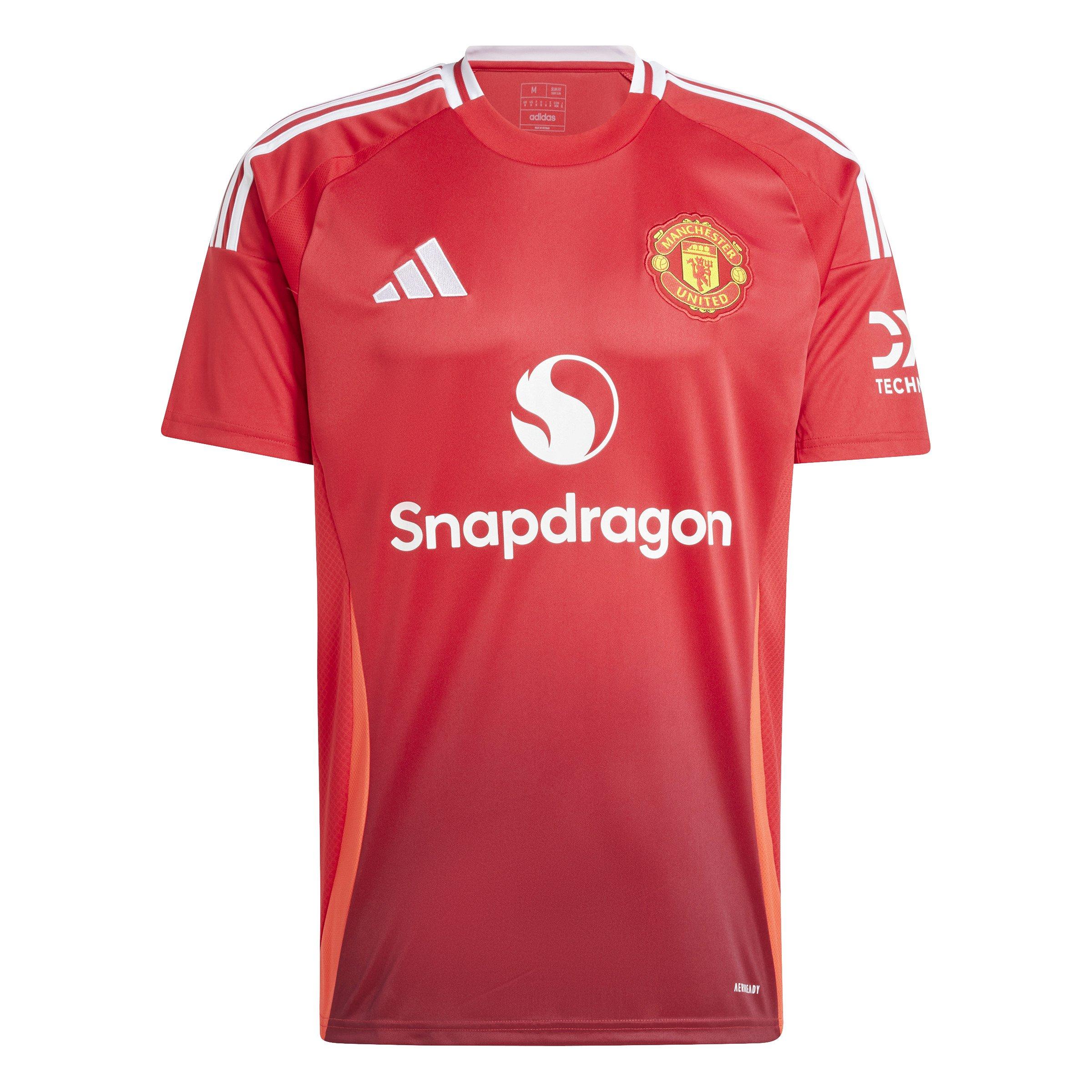 Kids Boys Manchester United 24/25 Home Jersey, Red, A701_ONE, large image number 6