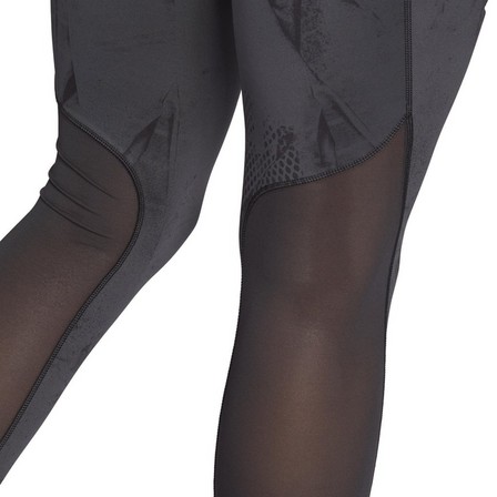 Women Ultimateadidas Print 7/8 Leggings, Grey, A701_ONE, large image number 5