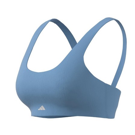 Women All Me Luxe Medium-Support Bra, Blue, A701_ONE, large image number 1