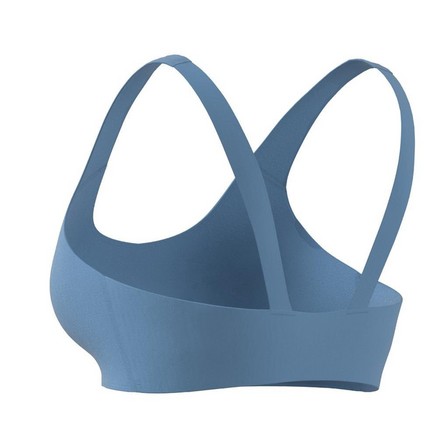 Women All Me Luxe Medium-Support Bra, Blue, A701_ONE, large image number 4