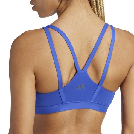 Women All Me Medium-Support Bra, Blue, A701_ONE, large image number 4