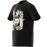 adidas - Kids Boys Messi Football Graphic T-Shirt, Black