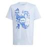 Kids Boys Messi Football Graphic T-Shirt, Blue, A701_ONE, thumbnail image number 0
