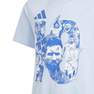 Kids Boys Messi Football Graphic T-Shirt, Blue, A701_ONE, thumbnail image number 5
