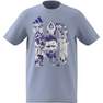 Kids Boys Messi Football Graphic T-Shirt, Blue, A701_ONE, thumbnail image number 8