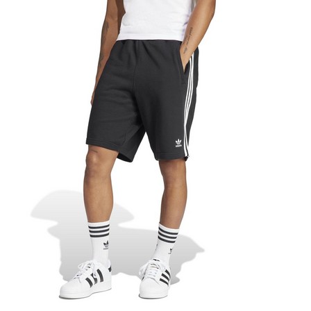 Men Adicolor 3-Stripes Shorts, Black, A701_ONE, large image number 0