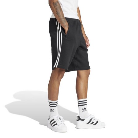 Men Adicolor 3-Stripes Shorts, Black, A701_ONE, large image number 6
