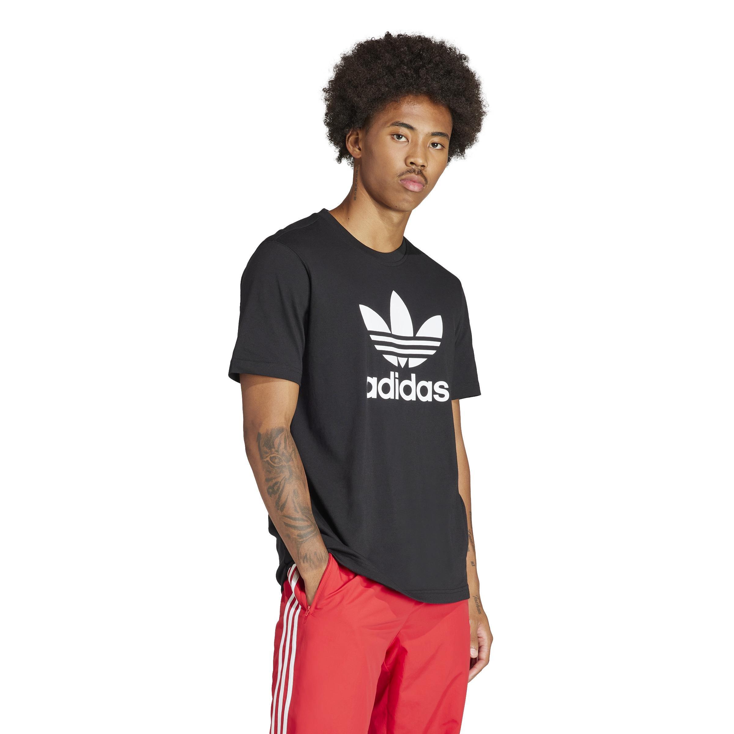 Adicolor Trefoil T-Shirt, Black, , large image number 1