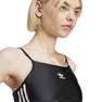 Women 3-Stripes Sports Bra Long-Sleeve Top, Black, A701_ONE, thumbnail image number 5