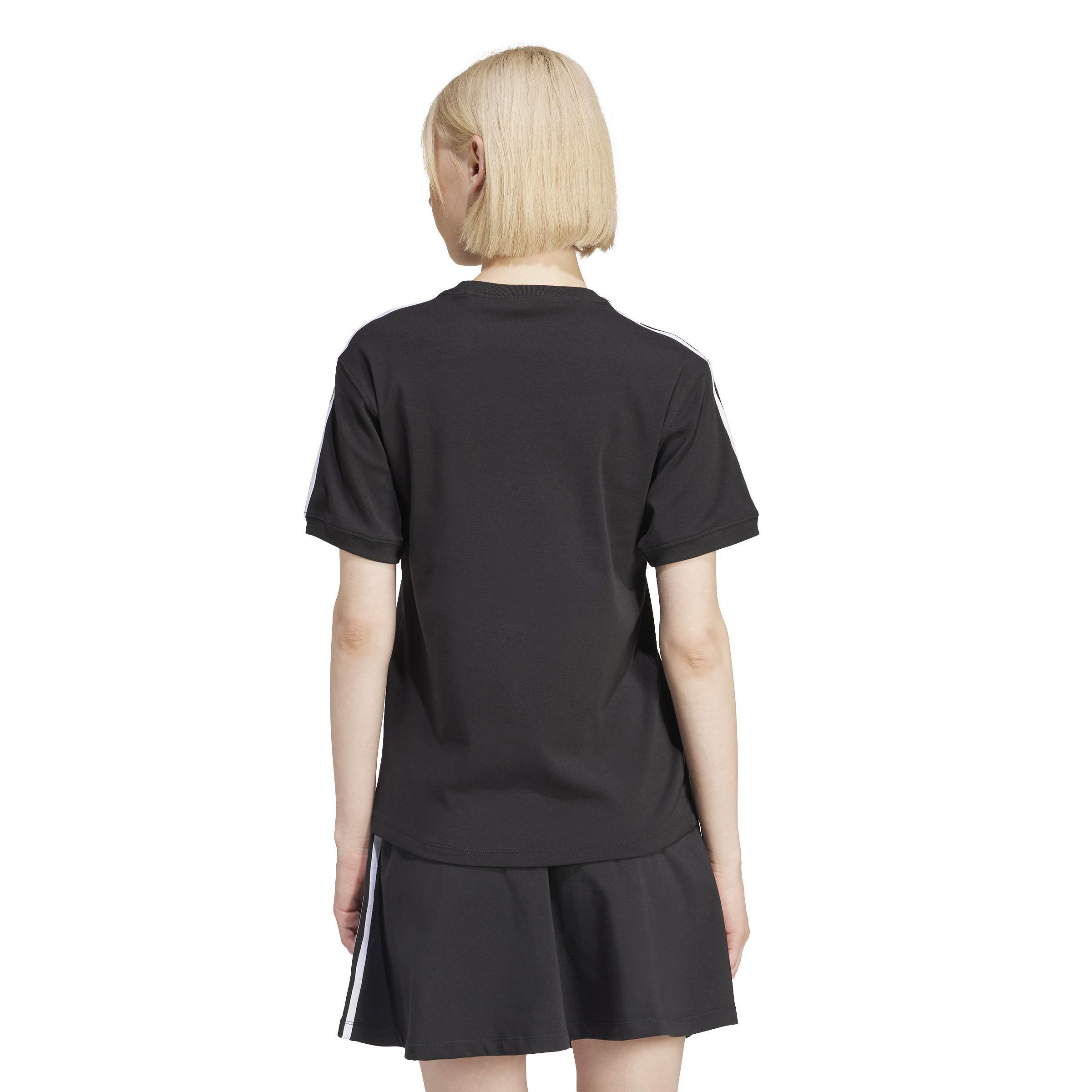 3-Stripes T-Shirt, Black, , large image number 3