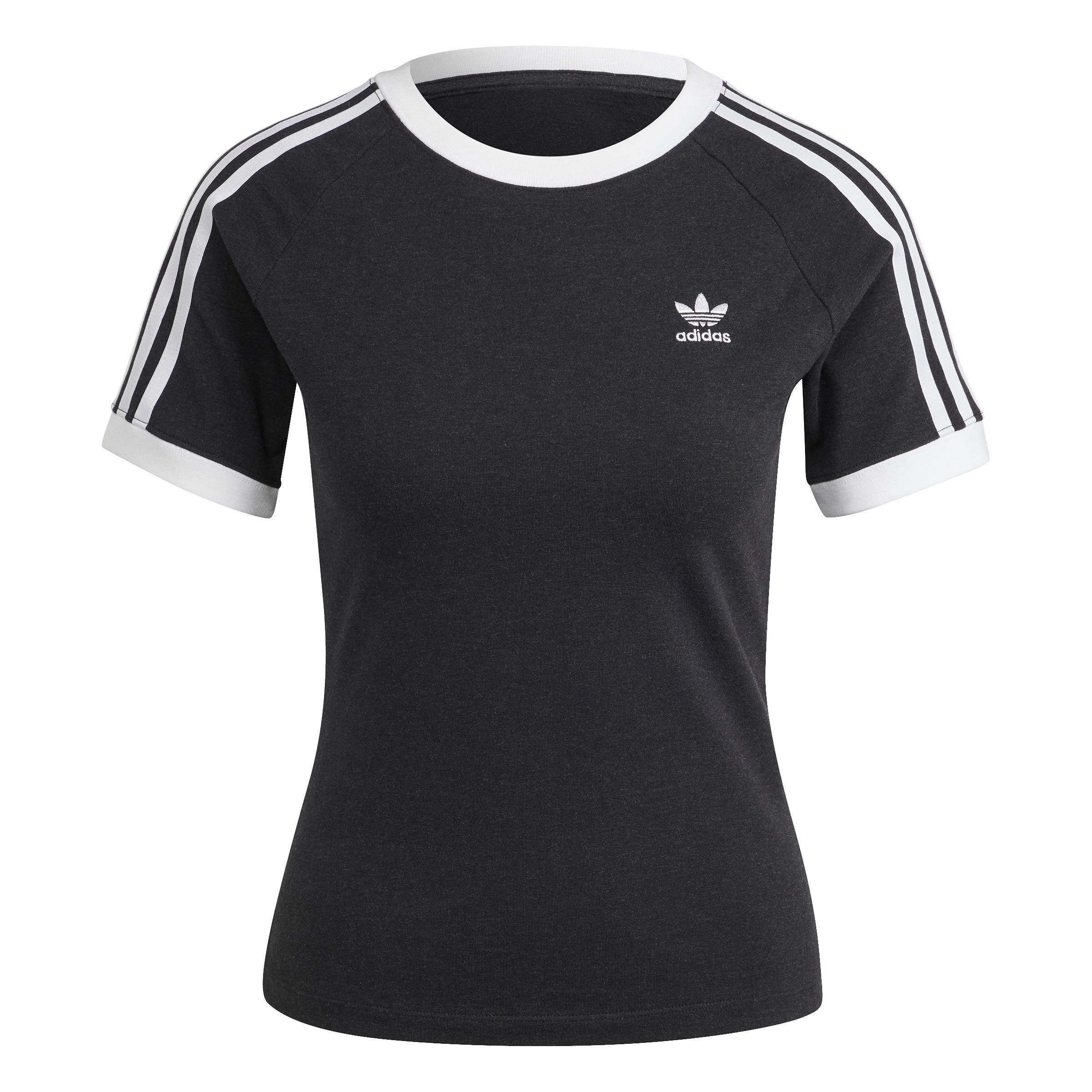 Women 3-Stripes Slim Raglan T-Shirt, Black, A701_ONE, large image number 3
