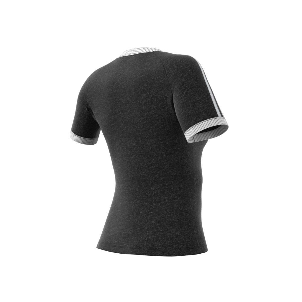 Women 3-Stripes Slim Raglan T-Shirt, Black, A701_ONE, large image number 11