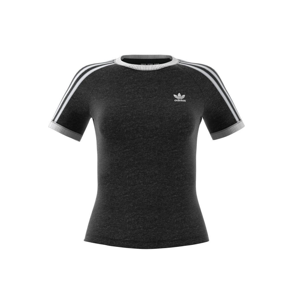 Women 3-Stripes Slim Raglan T-Shirt, Black, A701_ONE, large image number 13