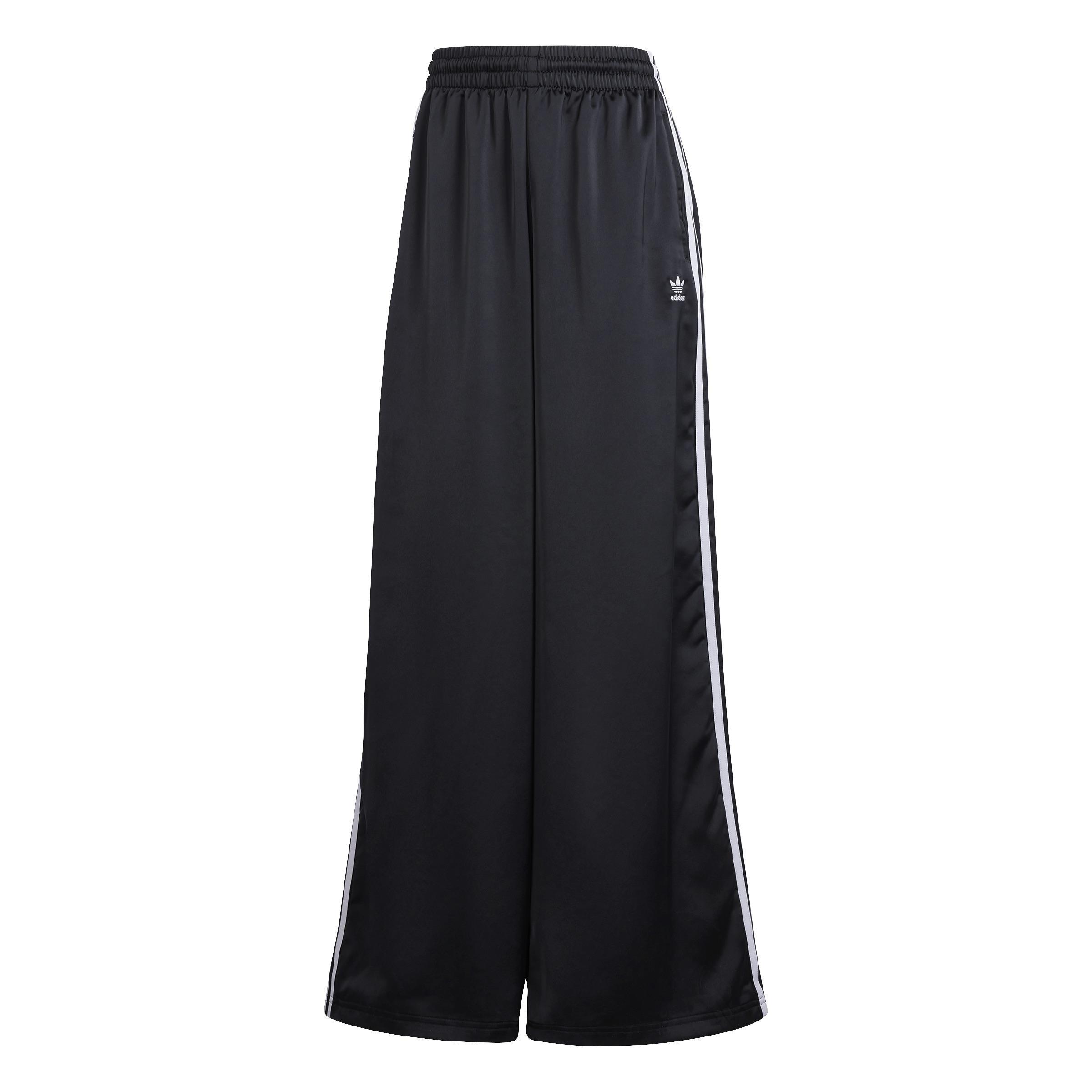 Satin Wide Leg Track Joggers, Multicolour, , large image number 0