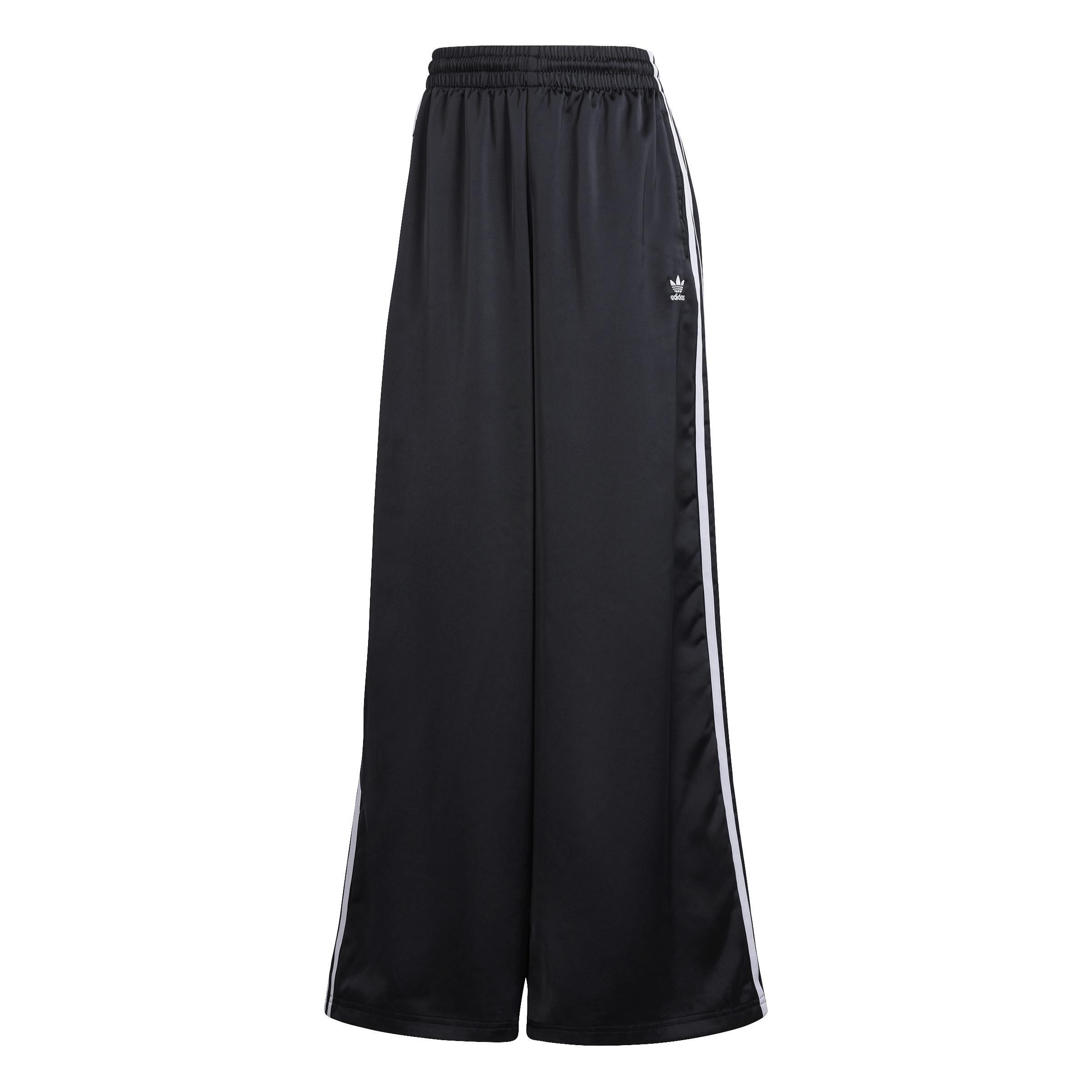 Satin Wide Leg Track Joggers, Multicolour, , large image number 1