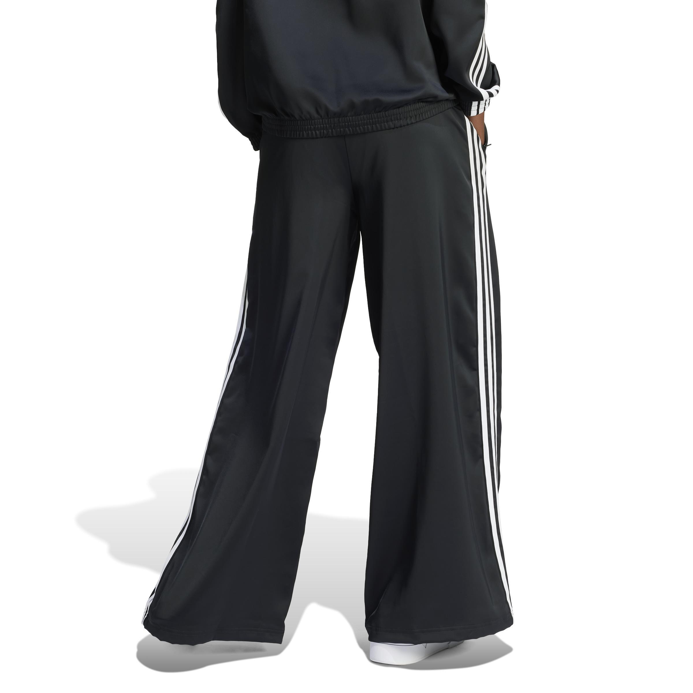 Satin Wide Leg Track Joggers, Multicolour, , large image number 2