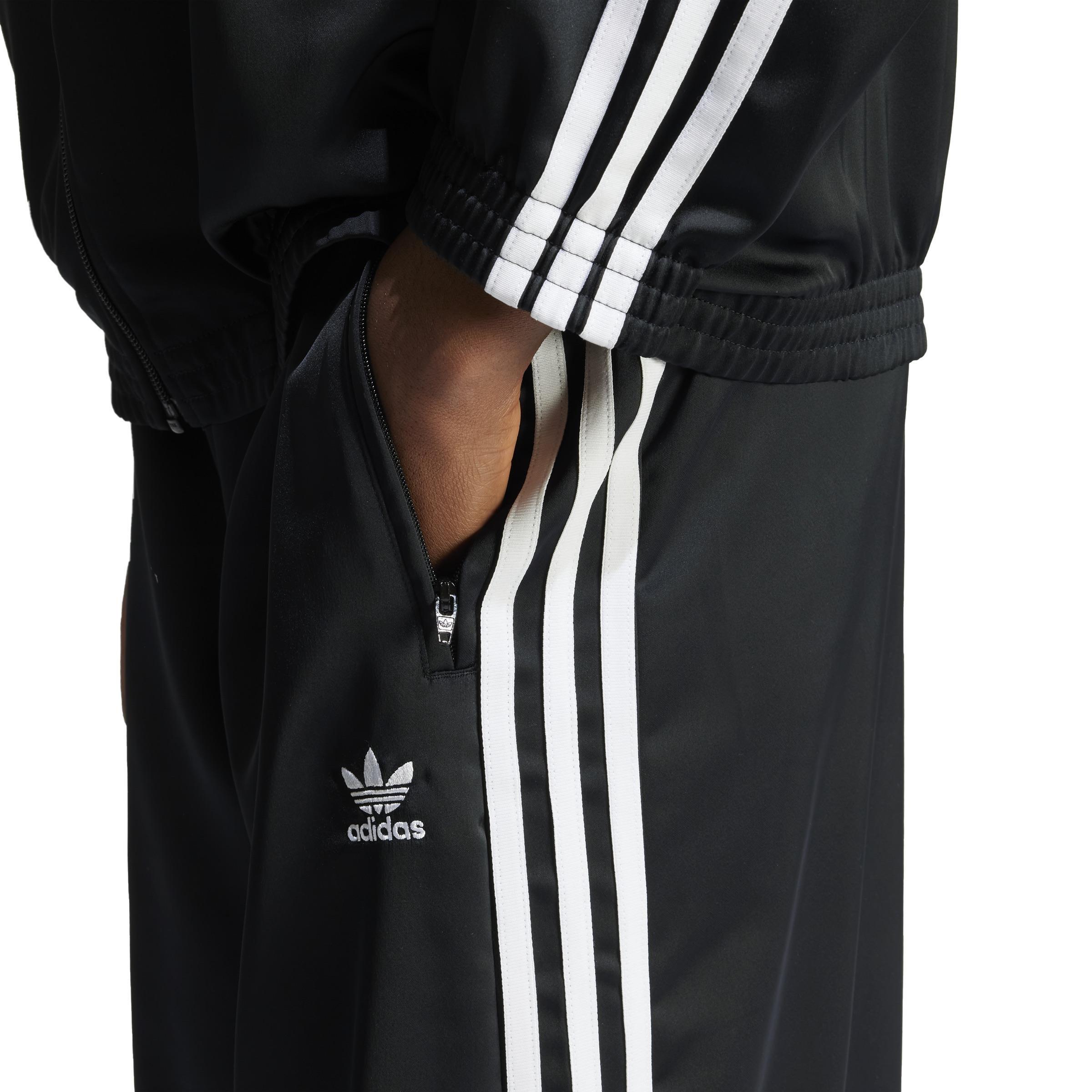 Satin Wide Leg Track Joggers, Multicolour, , large image number 3