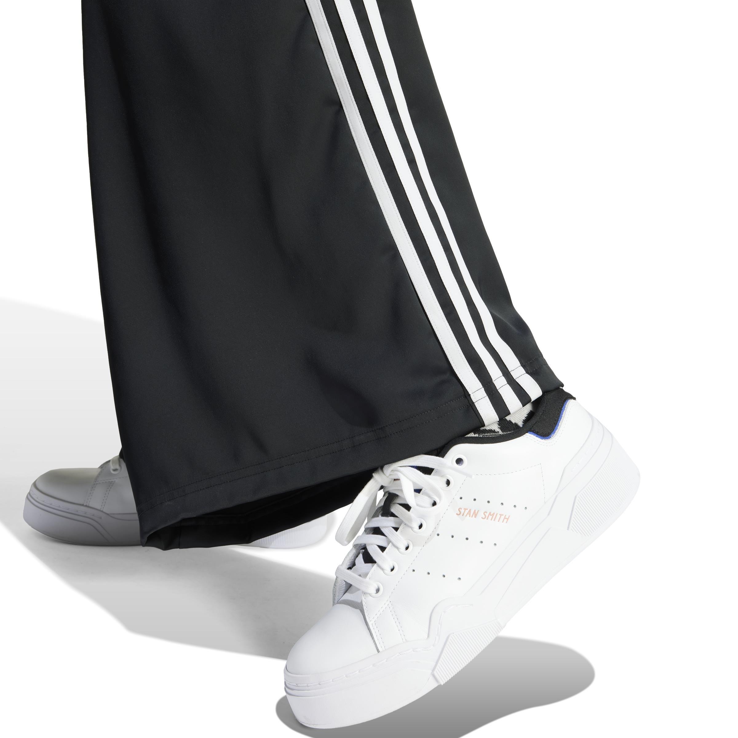 Satin Wide Leg Track Joggers, Multicolour, , large image number 4