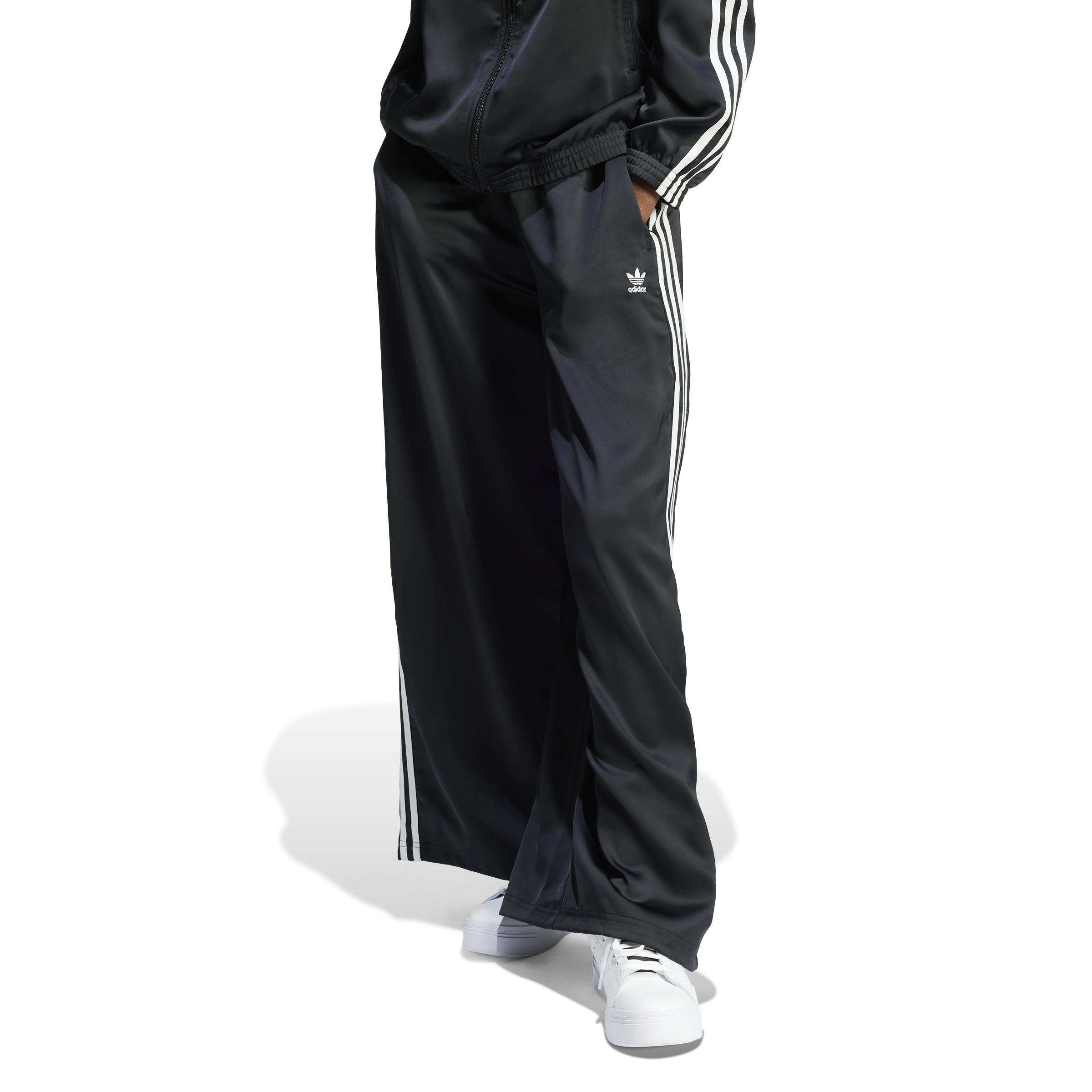 Satin Wide Leg Track Joggers, Multicolour, , large image number 14