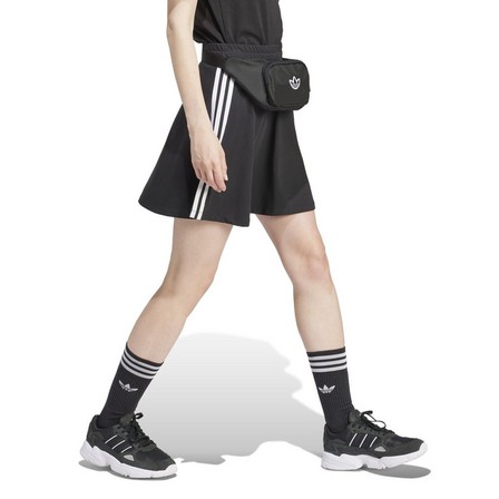 Women 3-Stripes Skirt, Black, A701_ONE, large image number 5