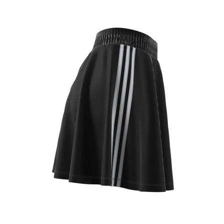 Women 3-Stripes Skirt, Black, A701_ONE, large image number 6