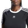 Women 3-Stripes Baby T-Shirt, Black, A701_ONE, thumbnail image number 1