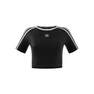 Women 3-Stripes Baby T-Shirt, Black, A701_ONE, thumbnail image number 9