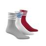 Unisex Crew Socks - Set Of 3, Multicolour, A701_ONE, thumbnail image number 6