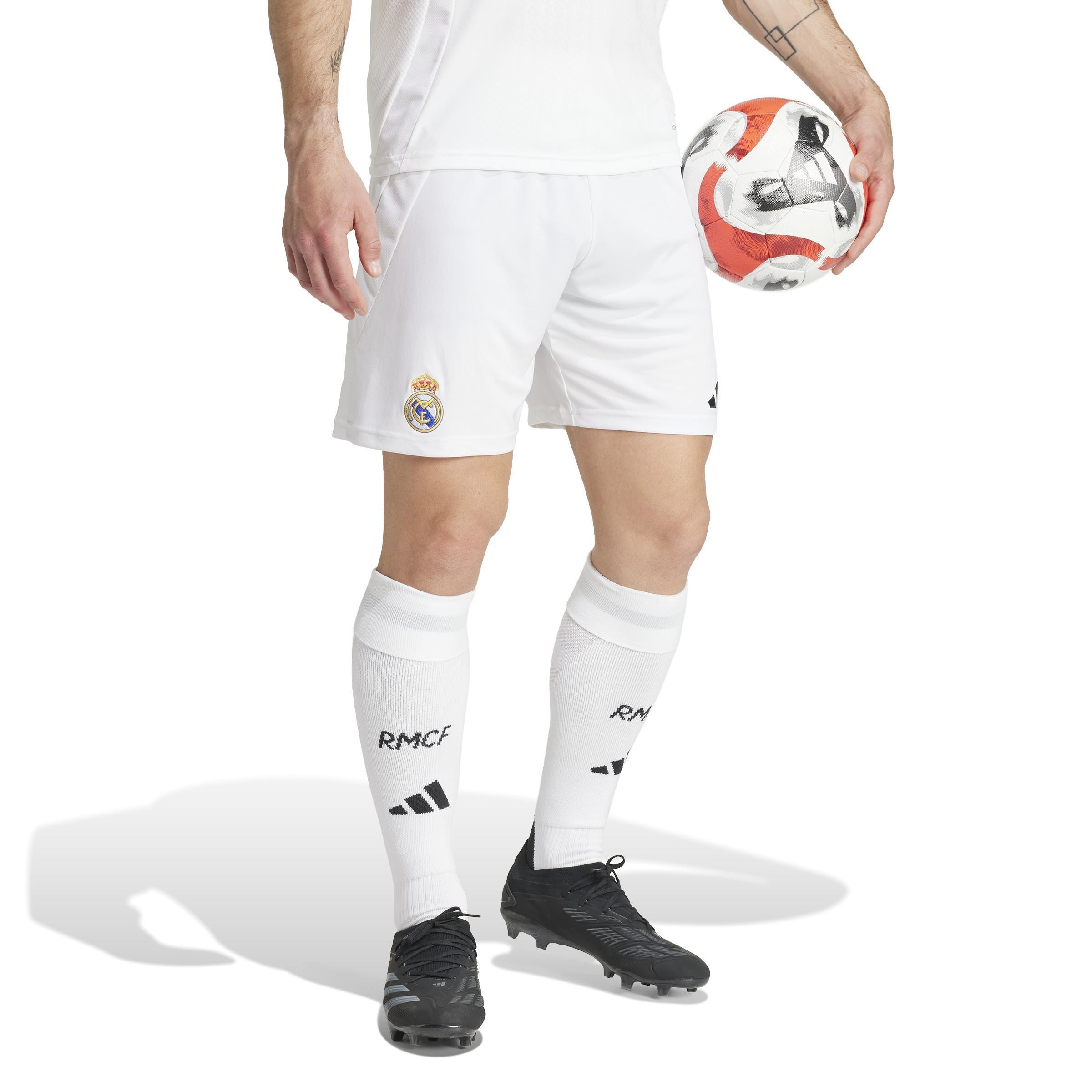 Real Madrid 24/25 Home Shorts, White, A701_ONE, large image number 6