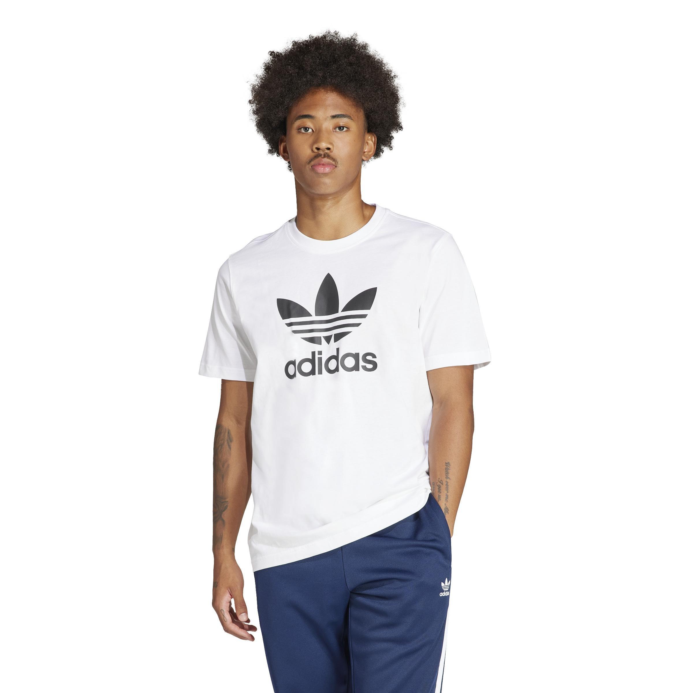 Adicolor Trefoil T-Shirt, White, , large image number 0