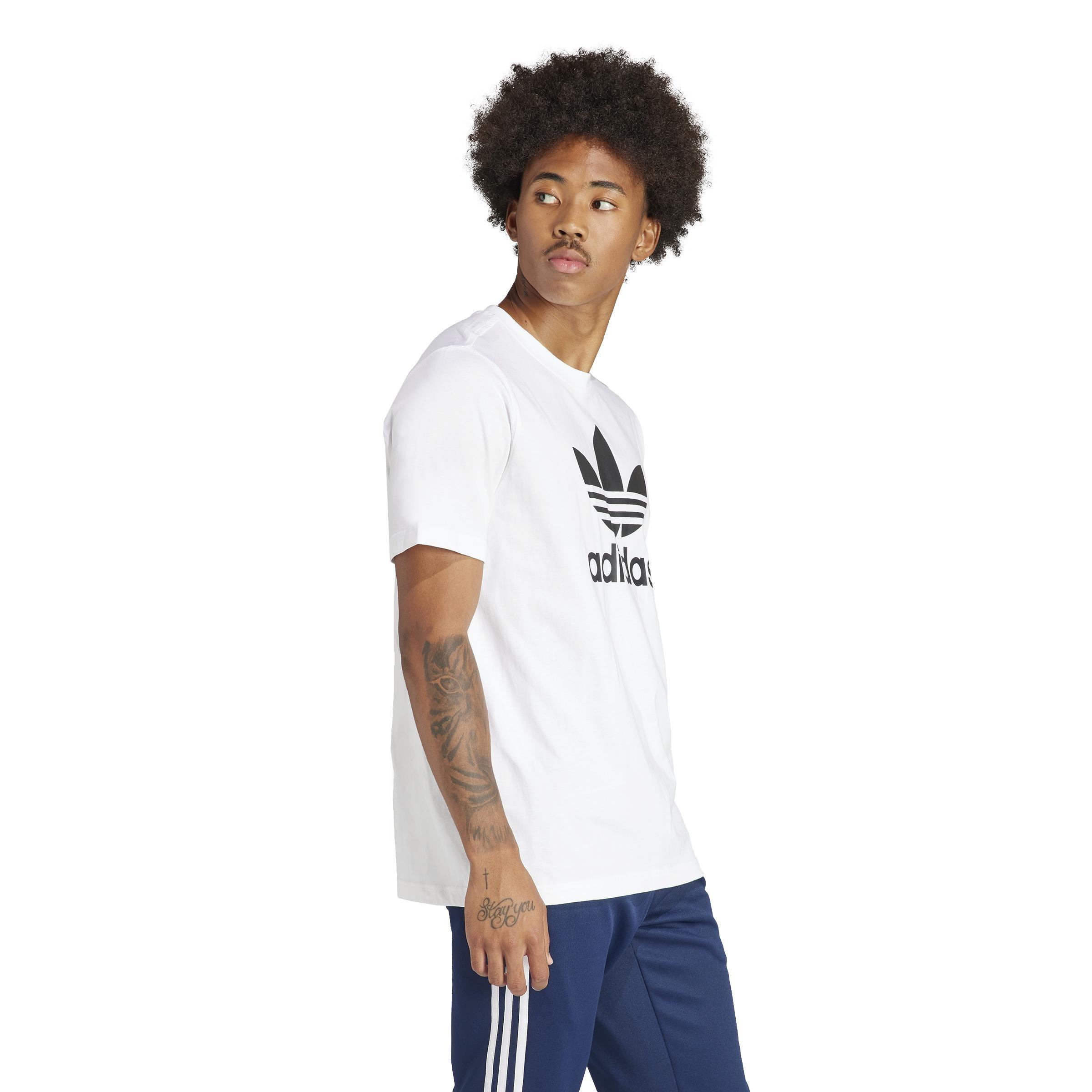Adicolor Trefoil T-Shirt, White, , large image number 1