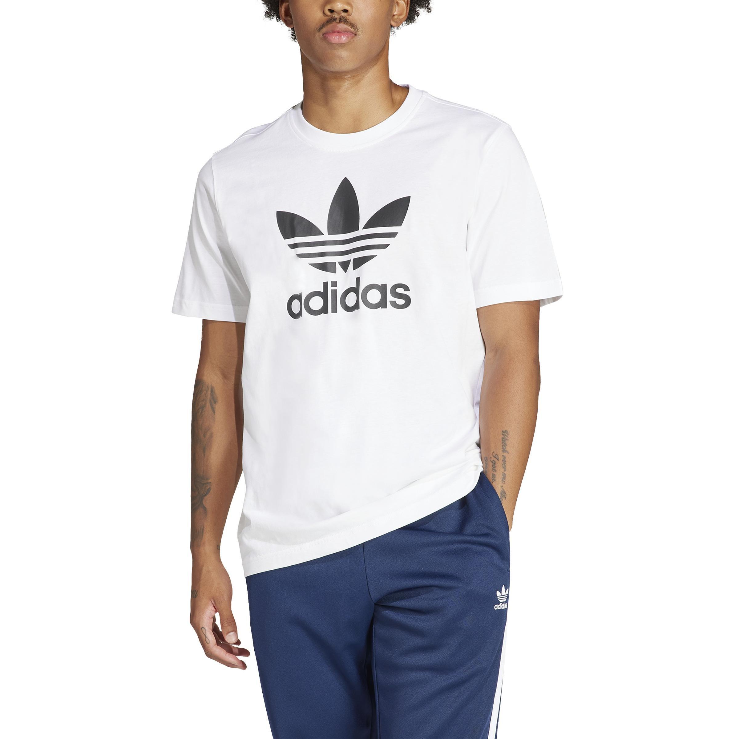 Adicolor Trefoil T-Shirt, White, , large image number 4