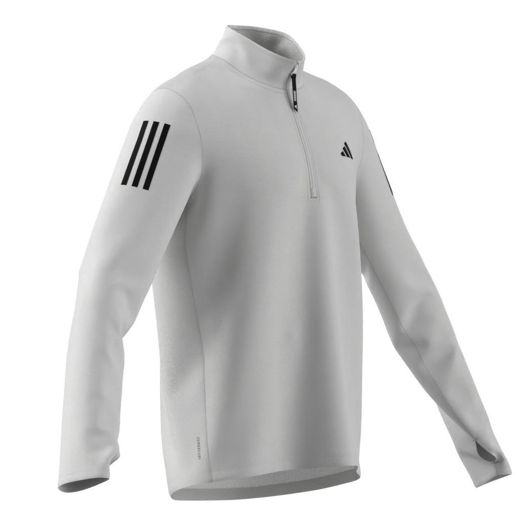 Own the Run Half-Zip Track Top, White, A701_ONE, large image number 6