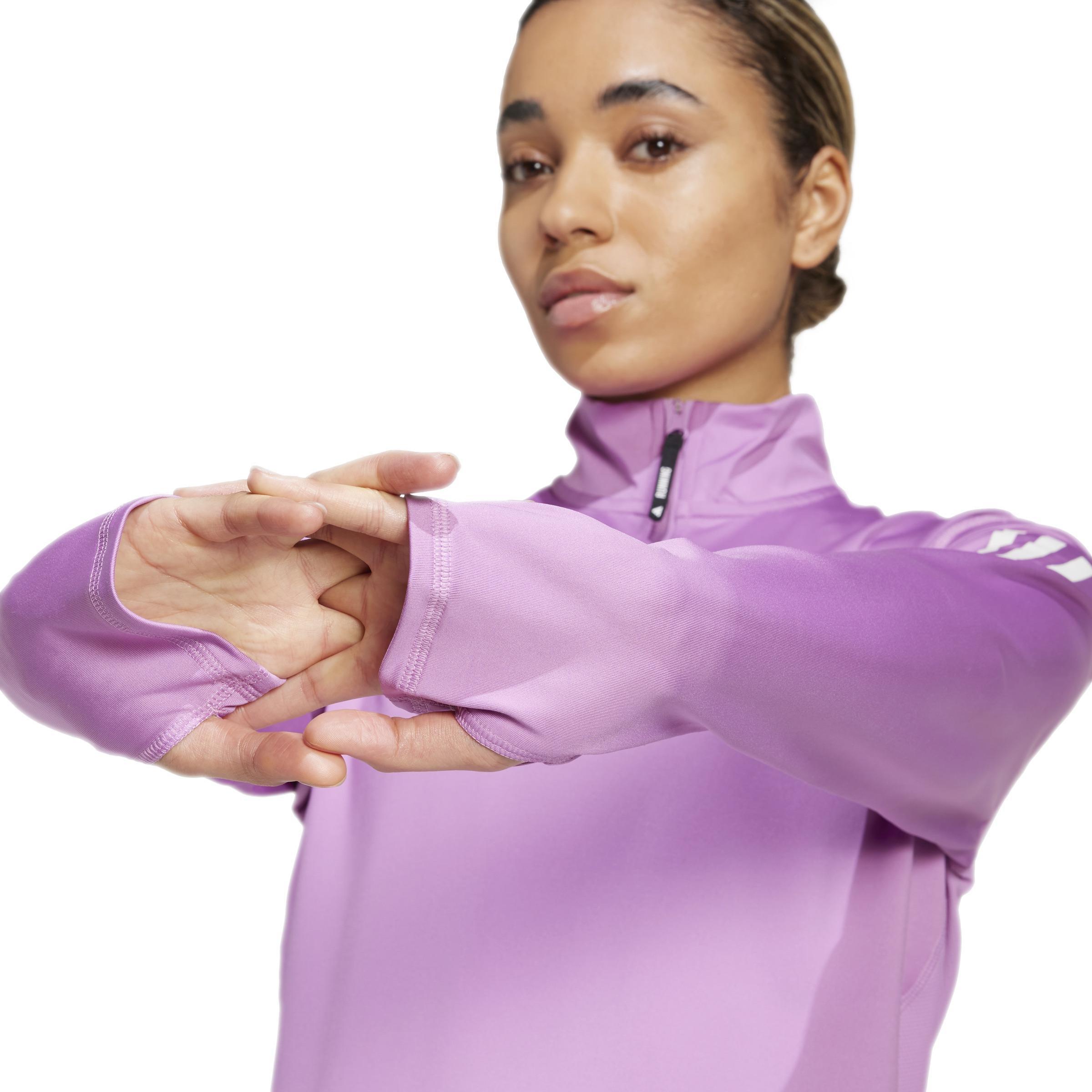 Own the Run Half-Zip Jacket, Purple, A701_ONE, large image number 4