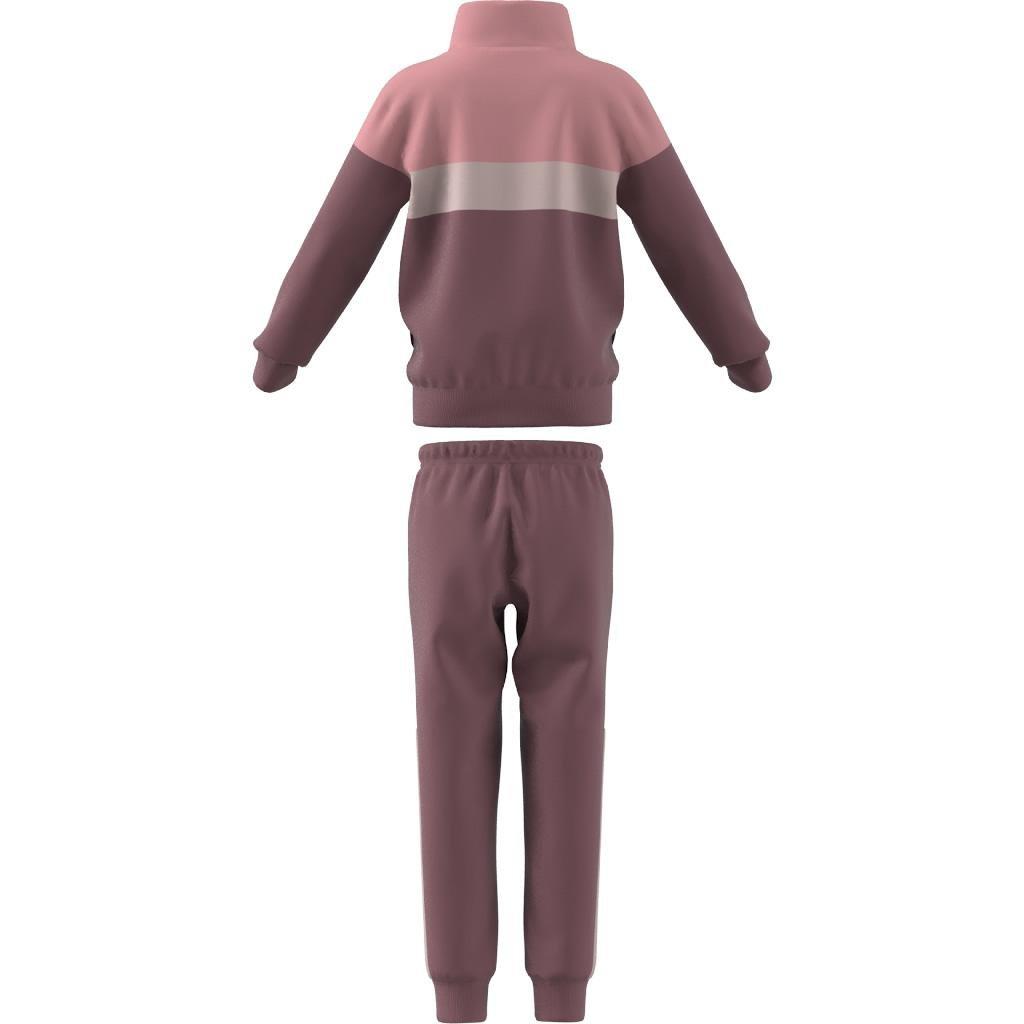 Tiberio 3-Stripes Colorblock Shiny Track Suit, Pink, A701_ONE, large image number 5