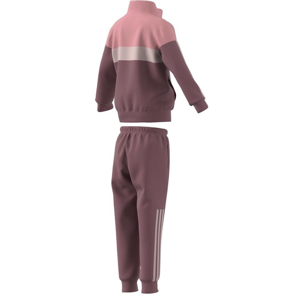 Tiberio 3-Stripes Colorblock Shiny Track Suit, Pink, A701_ONE, large image number 7