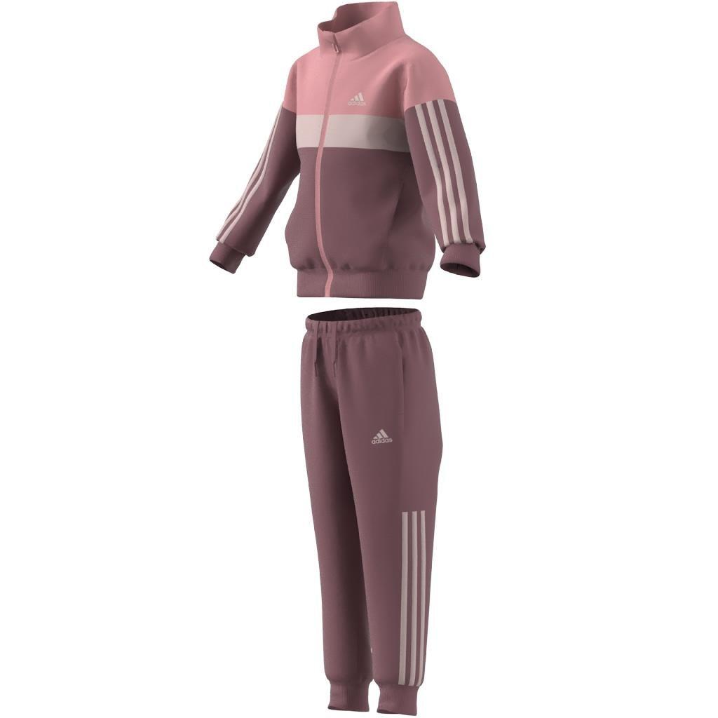 Tiberio 3-Stripes Colorblock Shiny Track Suit, Pink, A701_ONE, large image number 10