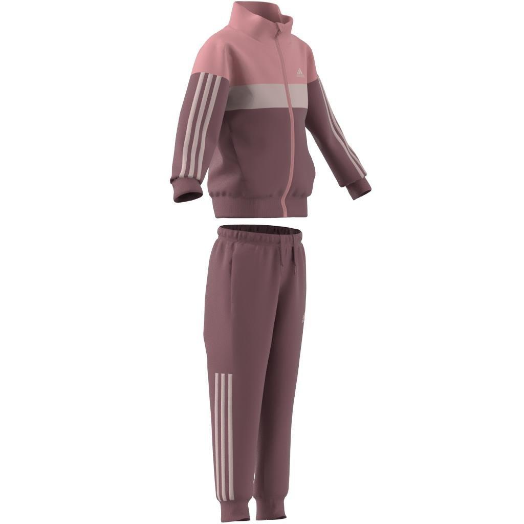 Tiberio 3-Stripes Colorblock Shiny Track Suit, Pink, A701_ONE, large image number 11