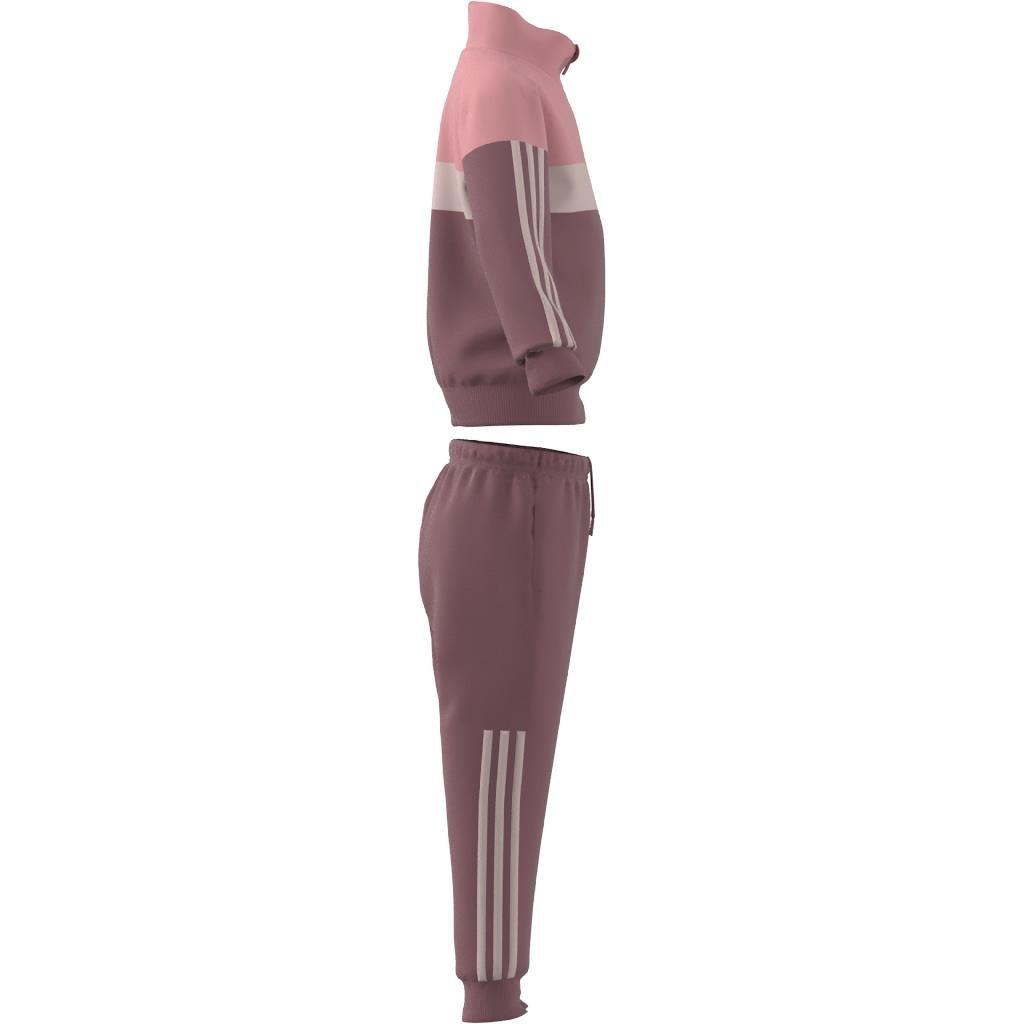 Tiberio 3-Stripes Colorblock Shiny Track Suit, Pink, A701_ONE, large image number 13