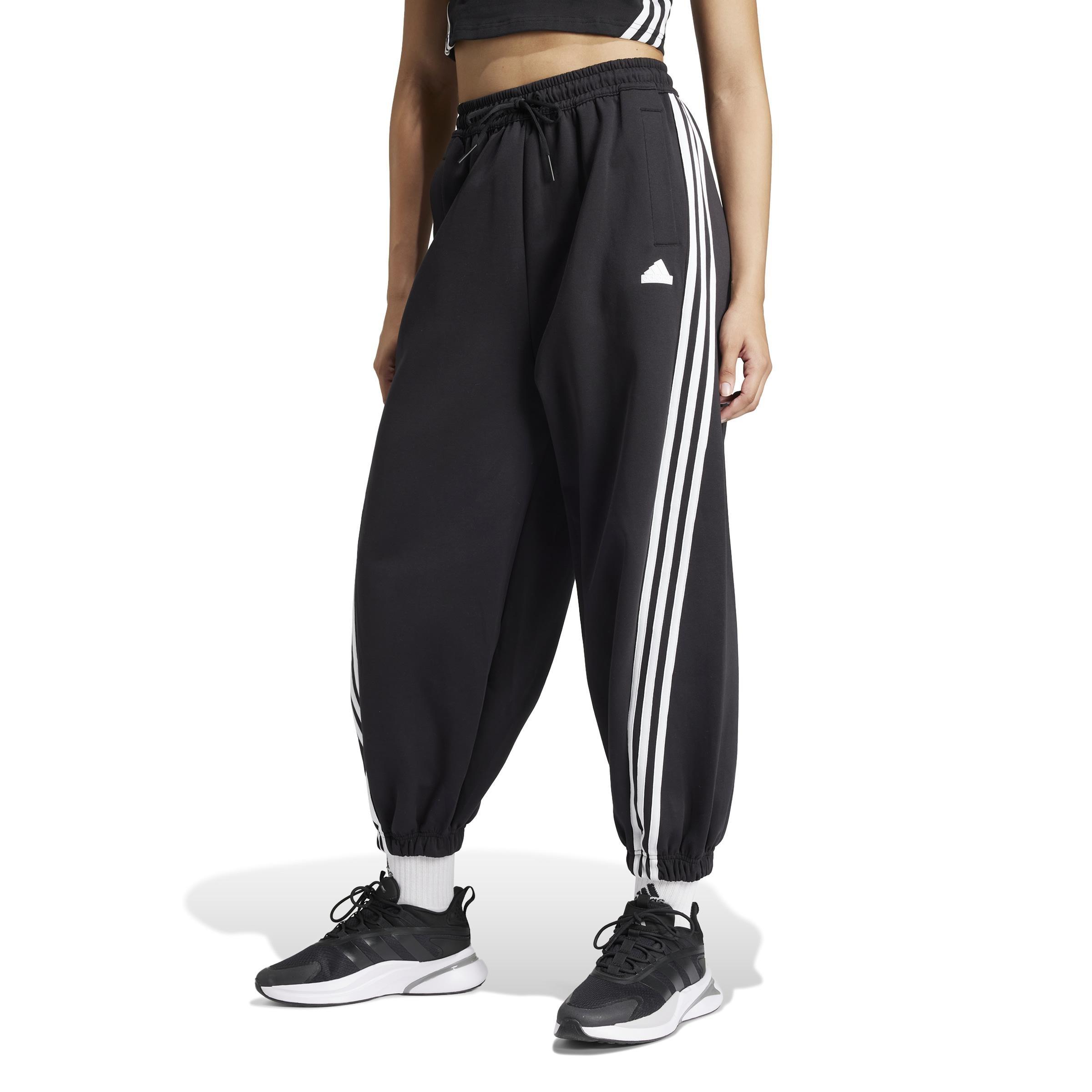 Future Icons 3-Stripes Parachute Joggers, Black, A701_ONE, large image number 8