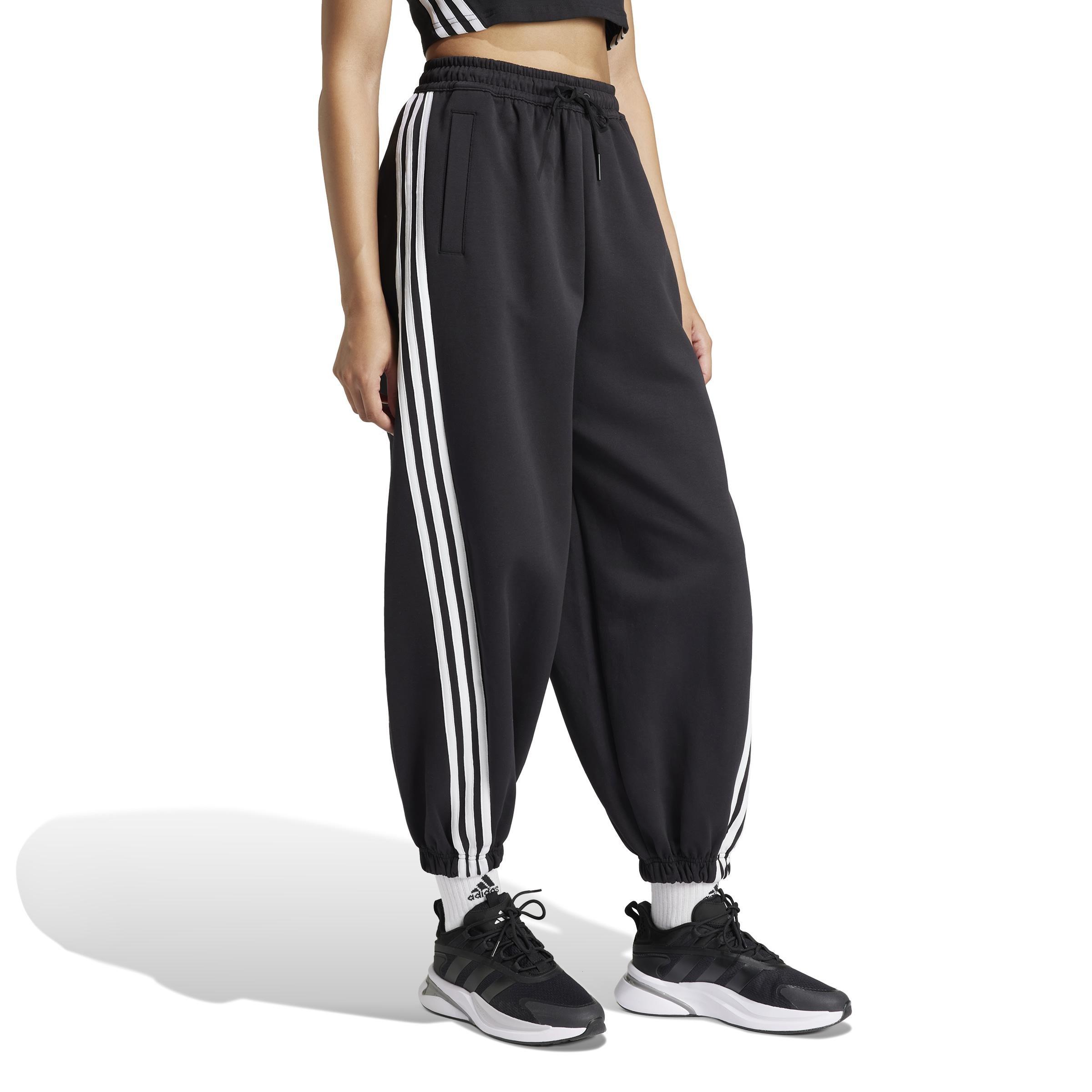 Future Icons 3-Stripes Parachute Joggers, Black, A701_ONE, large image number 10