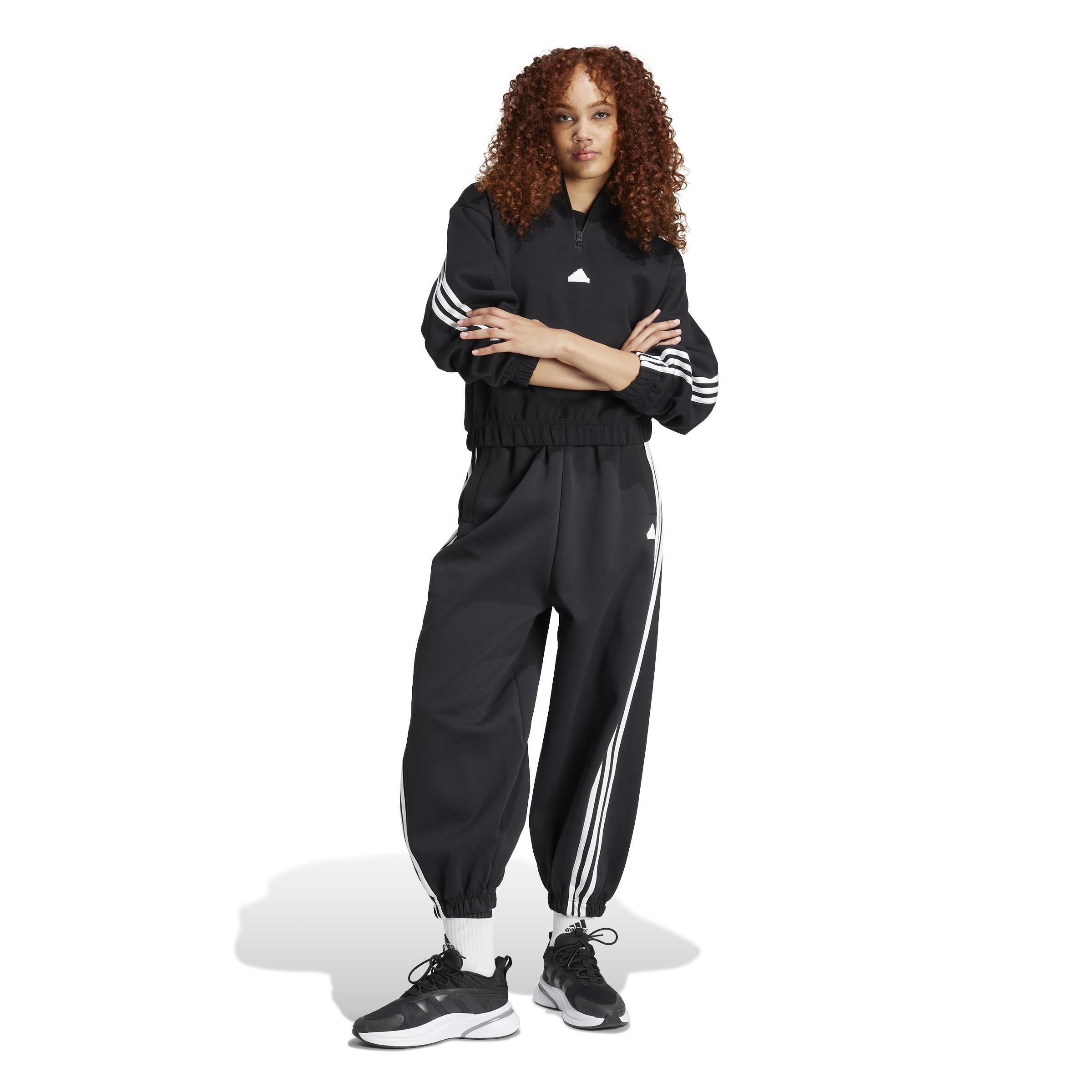 Future Icons 3-Stripes Parachute Joggers, Black, A701_ONE, large image number 13