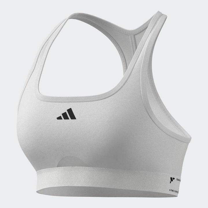 Powerreact Training Medium-Support Bra, White, A701_ONE, large image number 1