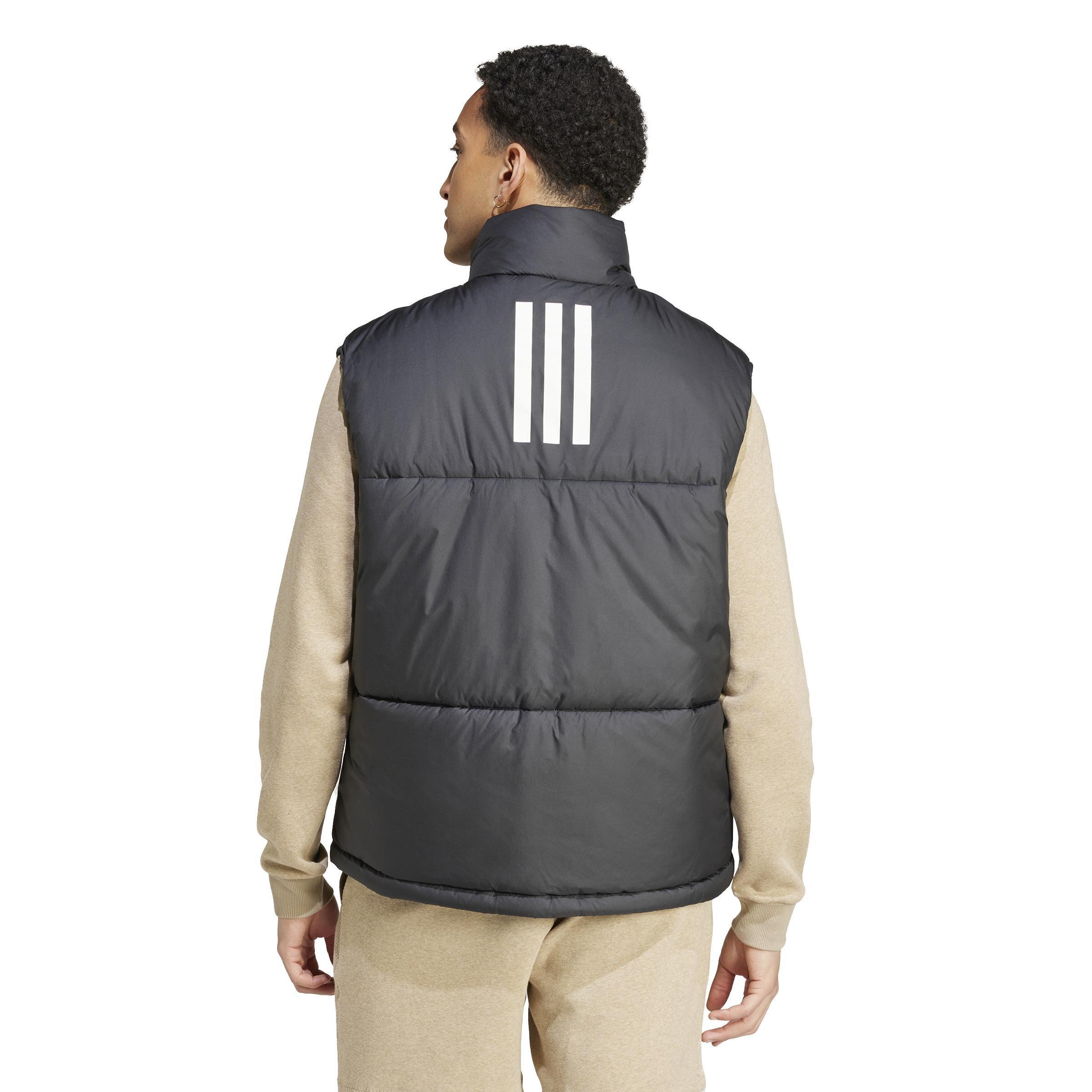 3-Stripes Puffy Vest, Black, A701_ONE, large image number 3